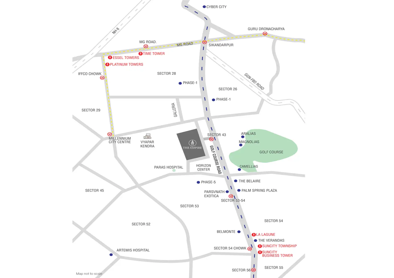 suncity-the-empire-location-map