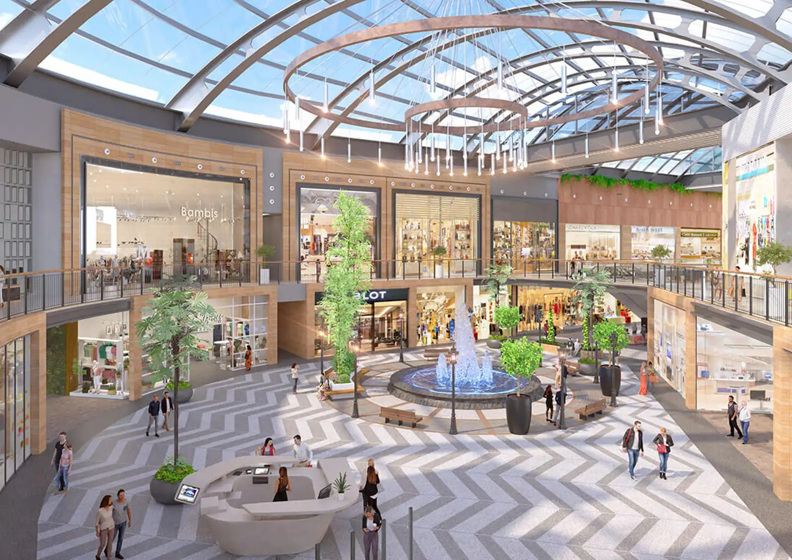 Omaxe State Commercial Property  - Second Floor View